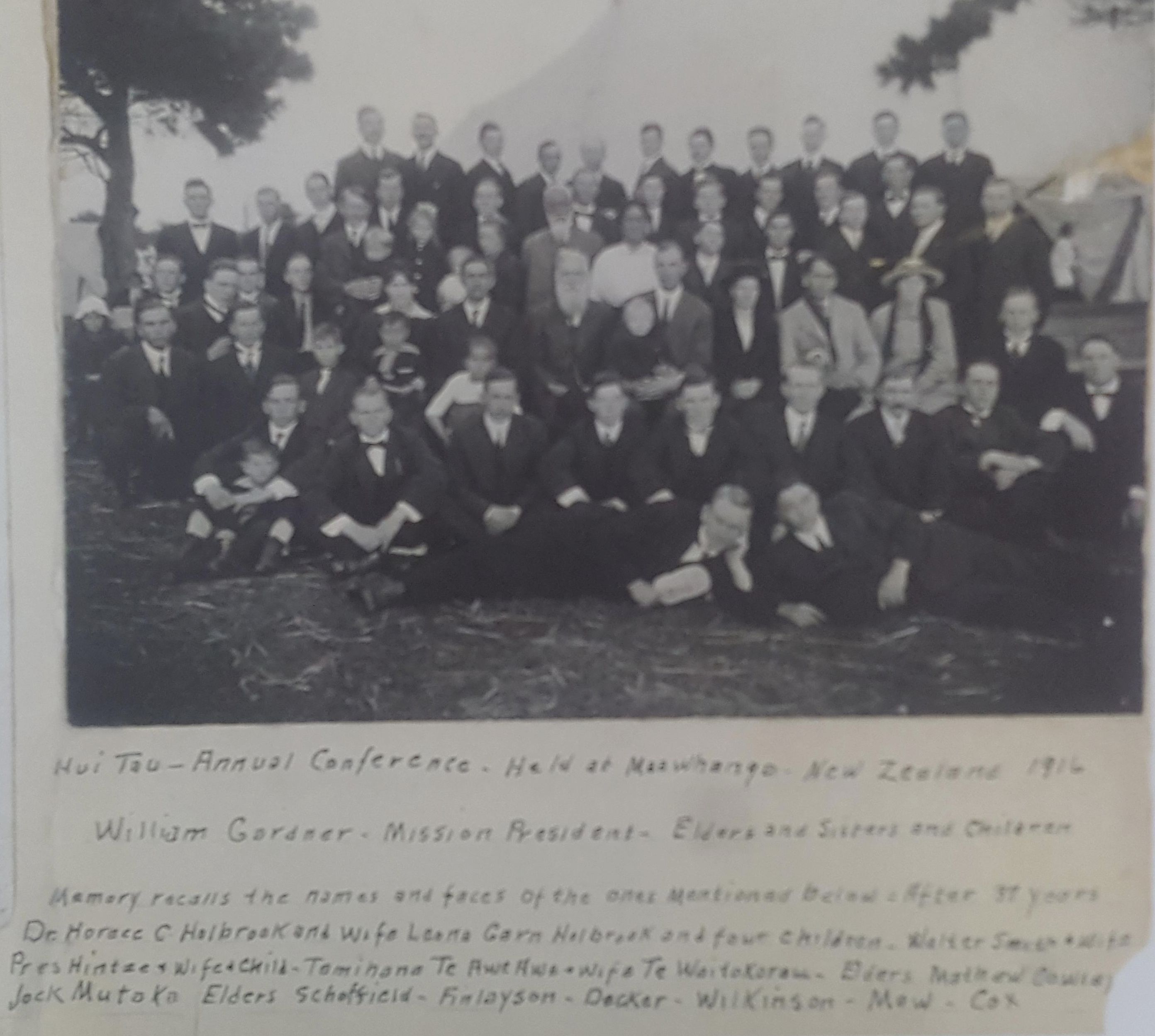 Hui Tau Annual Conference, New Zealand, 1916